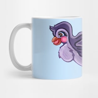 Cute Flying Purple Parrot Mug